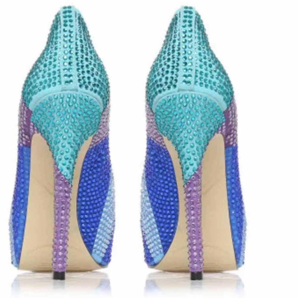 ENZO ANGIOLINI BEADED EVENING HEEL - Picture 8 of 9